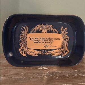 Vintage Floyd Sonnier Crawfish Dish by Frankoma